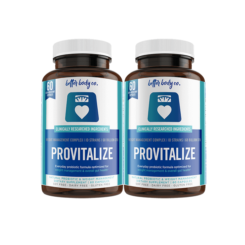 Provitalize (2 Bottles) - Probiotic Supplement For Menopause Symptoms (120 Capsules) - New-Better Body Co.