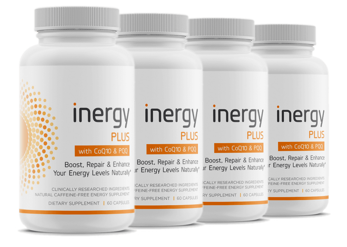 inergyPLUS 4 Bottles | Best Energy Booster-Better Body Co.